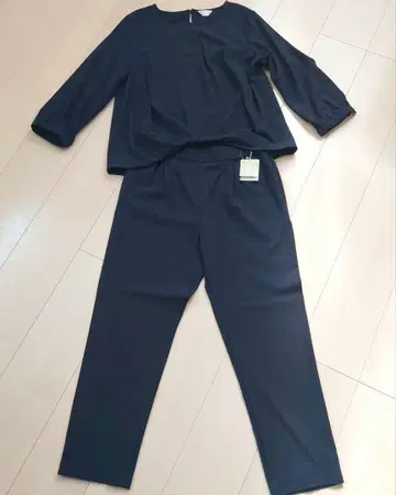 여성용 블랙 기모 셋업 팬츠 M 사이즈