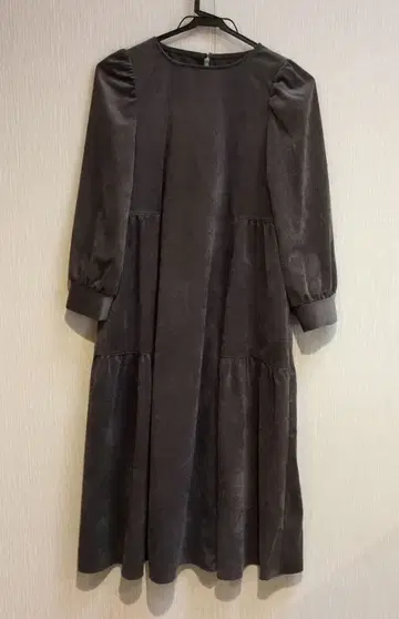 그레이 롱 원피스