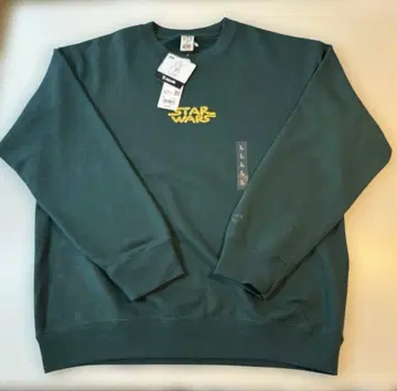 [ 새상품 미사용 ] 유니클로 스타 워즈 요다 맨투맨 L