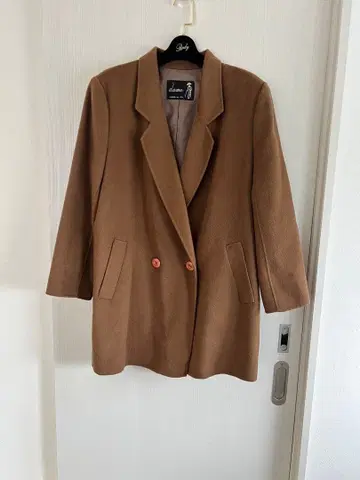 dama 브라운 체스터 코트 [ 캐시미어 ]