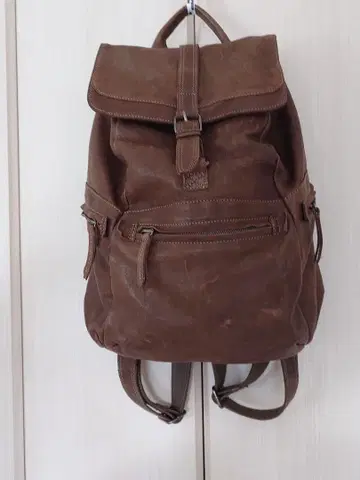 천연 가죽 빅 사이즈 백팩