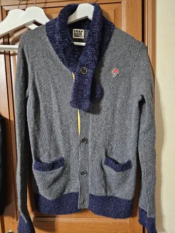 FRAP BOIS 그레이 네이비 가디건 사이즈:1
