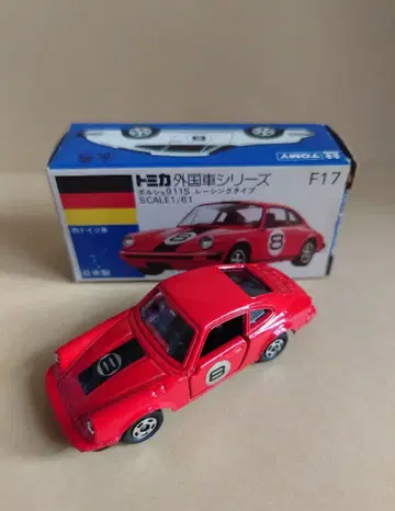 토미카 파랑 상자 F17 포르쉐 911S 레이싱 타입 일본제