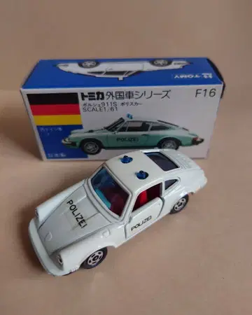 토미카 파랑 상자 F16 포르쉐 911S 폴리스카 일본제