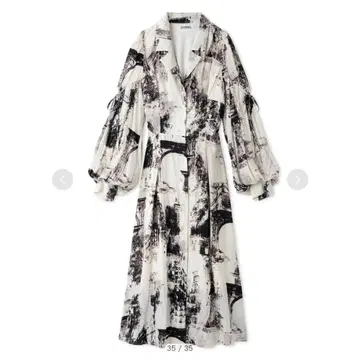 snidel 시티 프린트 원피스