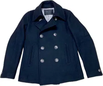 신동 다비드 모르소 울 나일론 충전솜 퀼팅 피코트 블랙