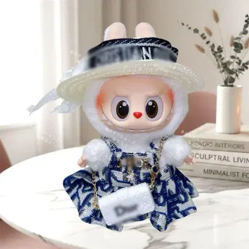 Labubu 라부부  의류 3세트 17cm 봉제 인형 의류  활동