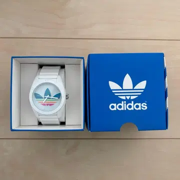 adidas 아디다스 산티아고 ADH2916 화이트 손목시계 박스 포함