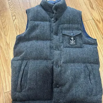 FIDELITY 그레이 트위드 다운 베스트