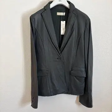 그레이 가죽 자켓 M 사이즈 12-305