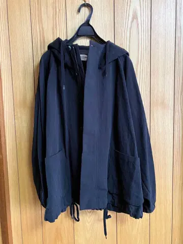 미디움 A 라인 워크 후데트 자켓