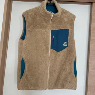 CHUMS 플리스 자켓 CH04-1218 베이지/파랑