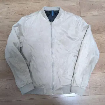 ZARA MAN 베이지 스웨이드 블루종