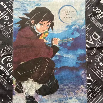 귀멸의 칼날 점프샵 일본풍 클리어 파일 카마도 탄지로 & 토미오카 기유