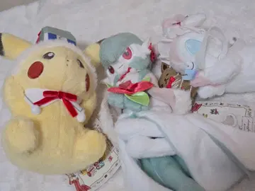 포켓몬 서나이트 피카츄 니피아 크리스마스 봉제 인형