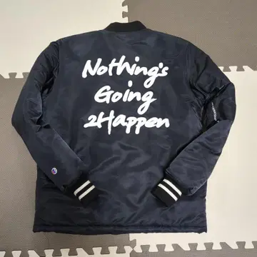 렛 이트 라이드 x Champion 나일론 자켓