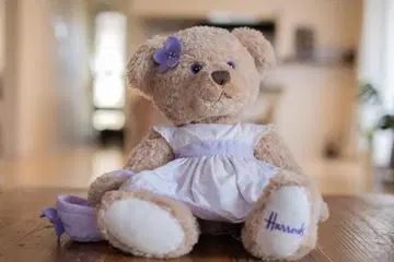 Harrods 해롯 플로럴 베어 바이올렛 2011년 봉제 인형