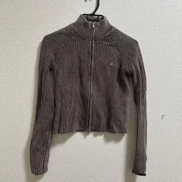 LAGUA GEM 리브 긴팔 상의 브라운