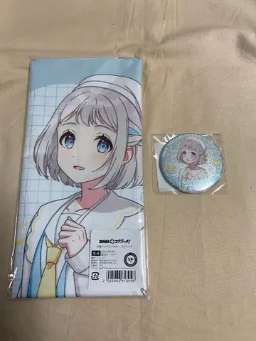 [학마스] DMM 스크래치 카츠라기 리이야 포스터 캔뱃지 세트