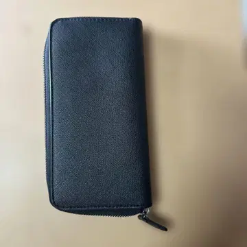 블랙 장지갑 합성 피혁