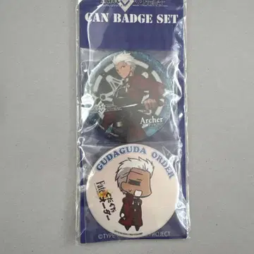 FGO 캔뱃지 아처 에미야 Fate/Grand Order 새상품