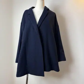 새상품 미즈이로 인드 네이비 오버 사이즈 자켓