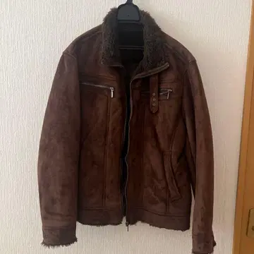 브라운 스웨이드 자켓 L 사이즈