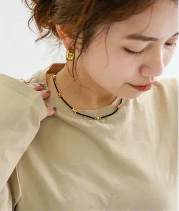 PHILIPPE AUDIBERT x UR EX 코드 네크리스 GD