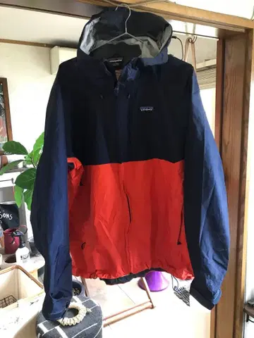 patagonia 렌트쉘 자켓 L 네이비/오렌지