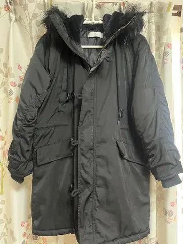 블랙 모즈 코트 S 사이즈