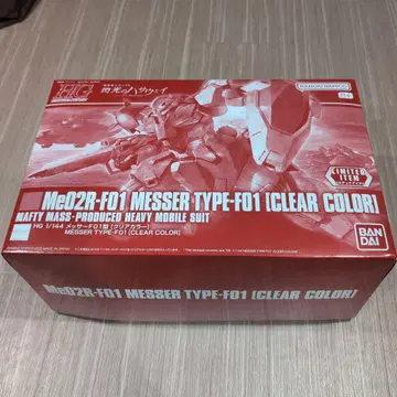 건담 베이스 한정판 HG 1/144 메사 F01형 [클리어 컬러]