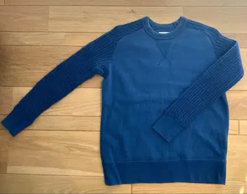 KATO 네이비 래글런 슬리브 스웨터 XS