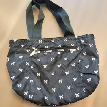 레스포 리본 무늬 토트백