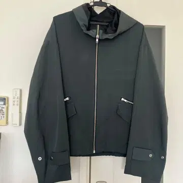 HARE 컴팩트 후드 블루종 카키