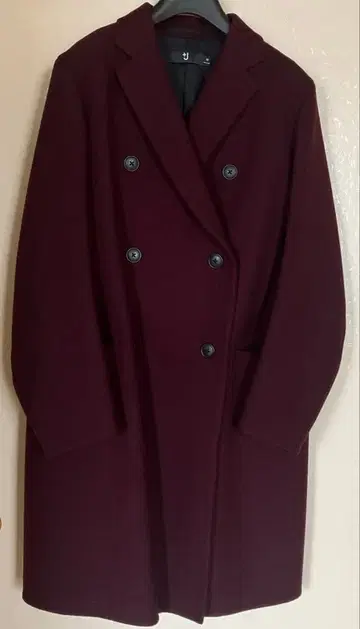 유니클로 +J 더블 페이스 롱 코트 M 사이즈