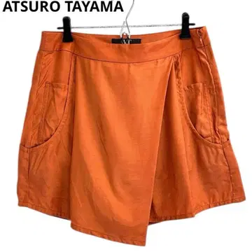 미사용품 ATSURO TAYAMA 하프 팬츠 숏팬츠 L 오렌지