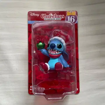 2025 디즈니 크리스마스 오너먼트 happy 복권 스티치