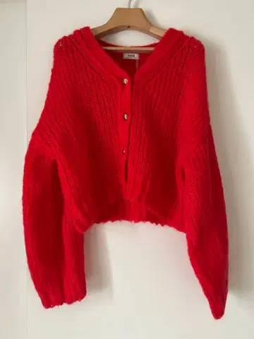 택 포함 새상품 2025AW 저널 스탠다드 레사쥬 V넥 가디건