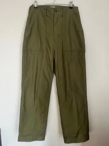 [ caqu ] 클래식 베이커 팬츠 size 1 올리브