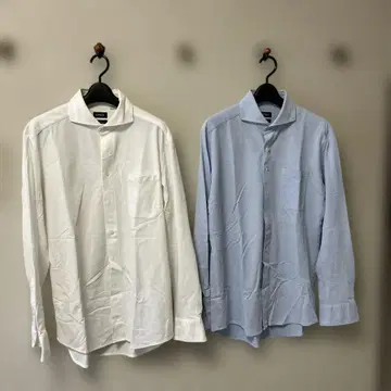 ONLY 슬림핏 긴팔 셔츠 2종 세트