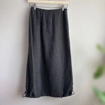 플랜테이션 울 벌룬 스커트 미사용 일본제