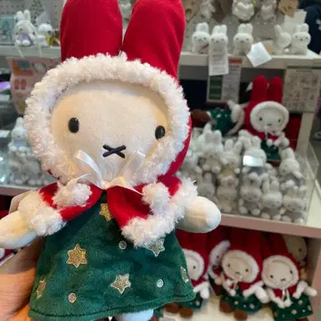 크리스마스 케이프 미피 봉제 인형 미피 크리스마스