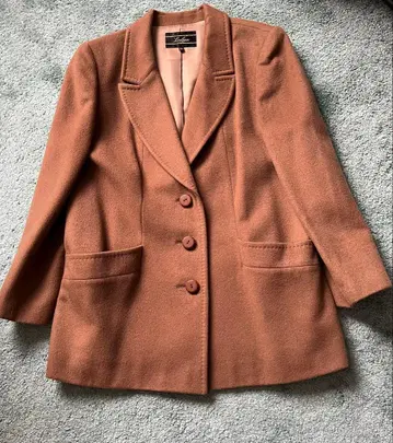 레리안 브라운 코트 캐시미어