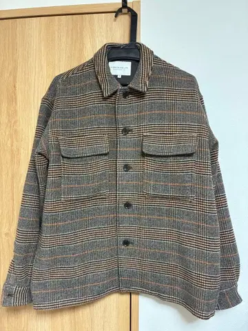 체크 무늬 캐주얼 자켓