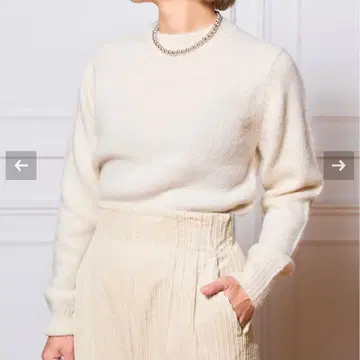 IENA LA BOUCLE Anta 알파카 크루넥 풀오버