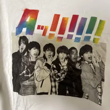 A - !!!! 롱 슬리브 T셔츠 A! group 굿즈