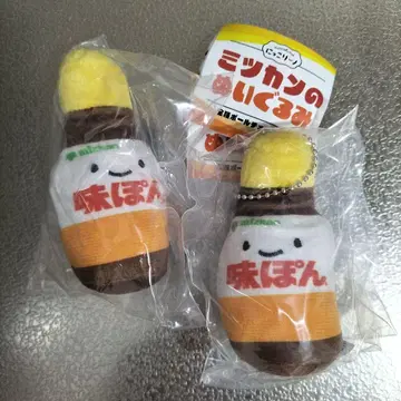 닛코리노 미츠칸 봉제 인형 아지폰 2세트