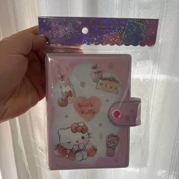 산리오 키티 씰북 씰 바인더 키라키라 스톤 포함