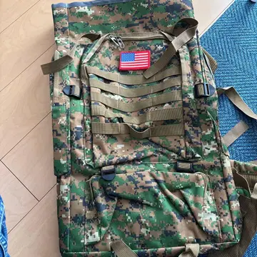 카모플라쥬 나일론 백팩 몰 시스템 포함