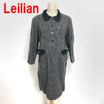 A4952 레리안 무릎 기장 원피스 울 긴팔 그레이 9